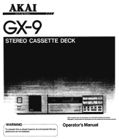 Akai GX-9-Owners-Manual 